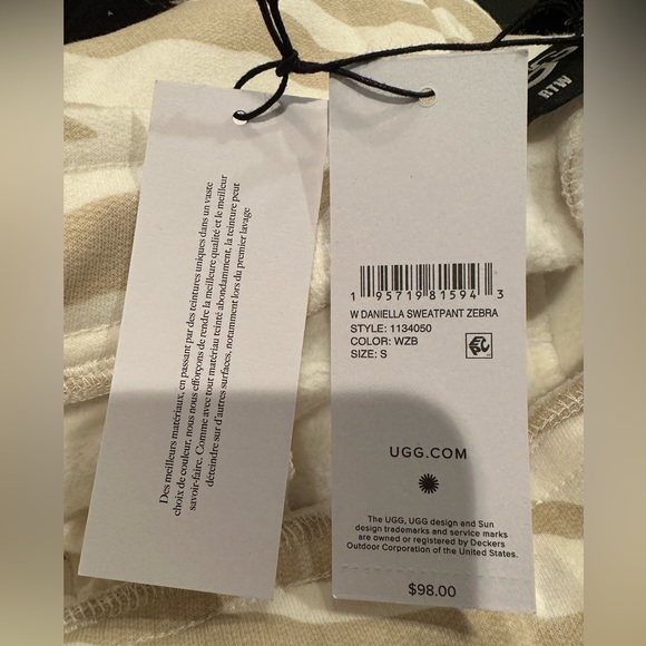 UGG Daniella Sweatpant Zebra - Picture 7 of 11